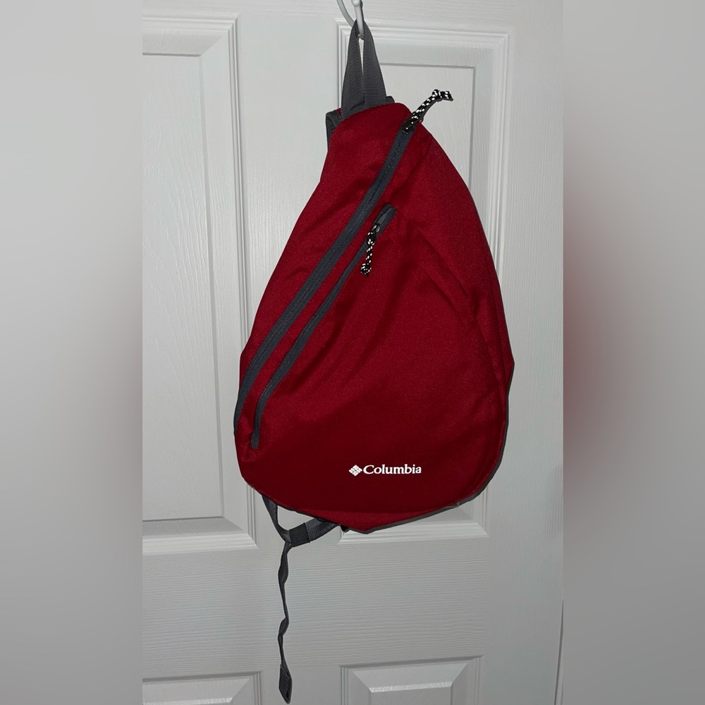 Red Columbia Sling, Bag, Crossbody, Backpack, Travel bag